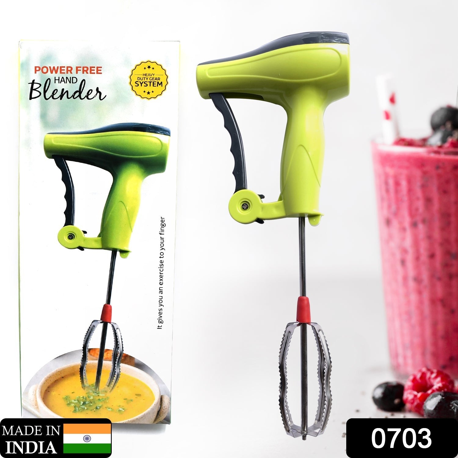 Hand blender for milk, lassi, and egg mixing Hand blender for milk, lassi, and egg mixing